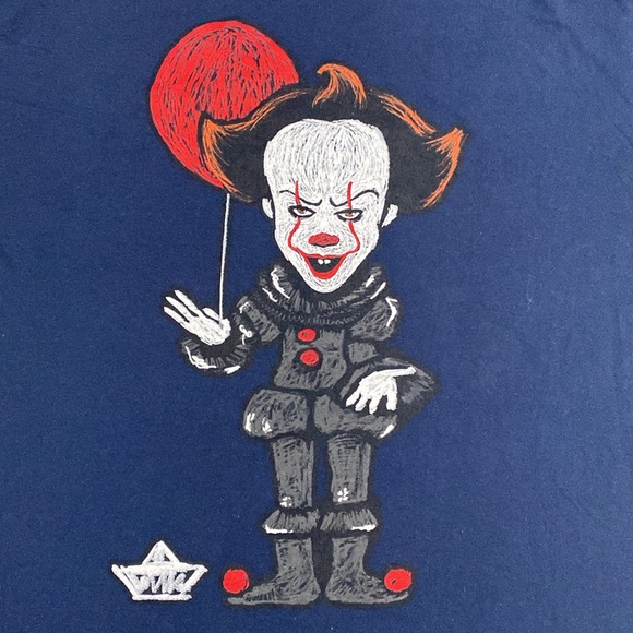 Navy Blue Pennywise IT Shirt - Picture 2 of 4
